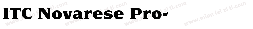 ITC Novarese Pro字体转换